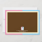 Chic Baby Bib Geslacht Fee Kaart (Achterkant)