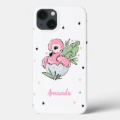 Chic Baby Flamingo, sterren, prinses Case-Mate iPhone Case (Achterkant)