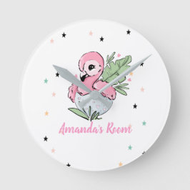 Chic Baby Flamingo, sterren, prinses Ronde Klok