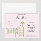 Chic Baby Room Kaart (Voorkant / Achterkant)