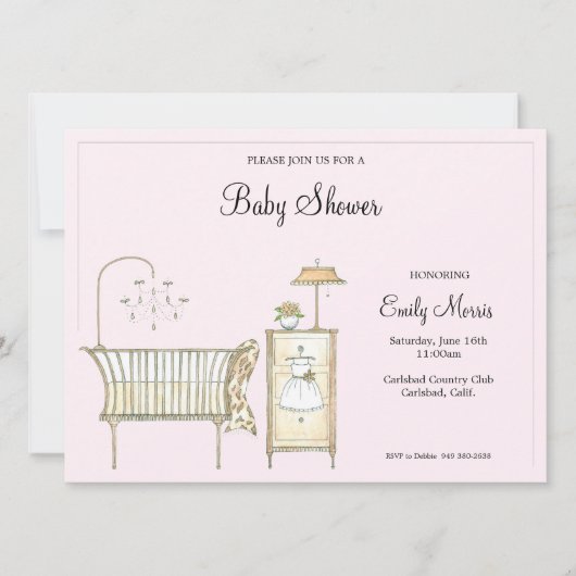 Chic Baby Room Kaart (Voorkant)