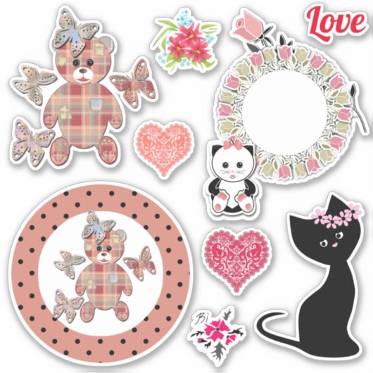 Chic-baby set sticker (Voorkant)