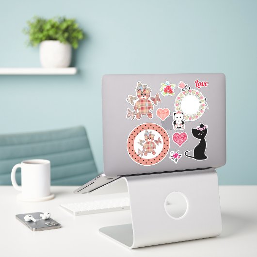 Chic-baby set sticker (Laptop op bureau)