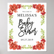 Chic baby shower-welkomstteken | ROZEN