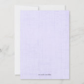 Chic Bachelorette Bash Aangepaste uitnodiging (Achterkant)