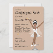Chic Bachelorette Bash Custom Party Uitnodiging (Voorkant)