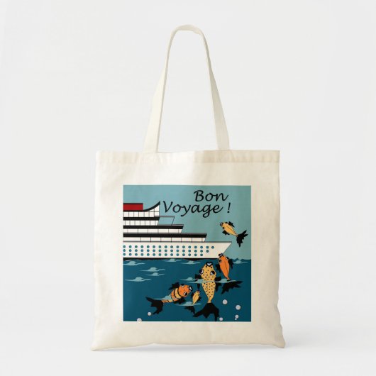 CHIC BAG_ BON VOYAGE! MET VIS TOTE BAG (Voorkant)