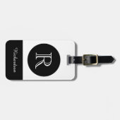 CHIC BAGAGELABEL_CHOOSE UW EIGEN ACHTERGRONDKLEUR BAGAGELABEL (Voorkant horizontaal)