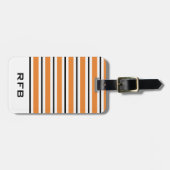 CHIC BAGAGELABEL_MOD BLACK & WHITE STRIPES_DIY BAGAGELABEL (Voorkant horizontaal)