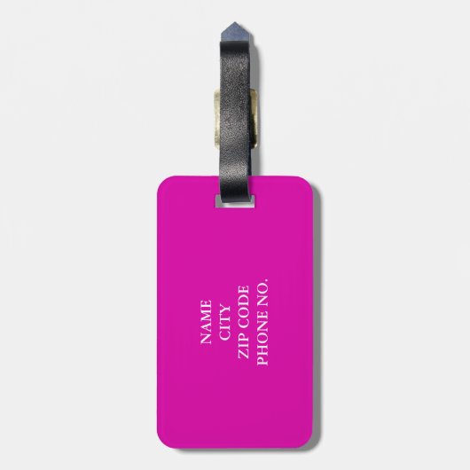 CHIC BAGAGELABEL_MODERN PASTEL GEOMETRISCH BAGAGELABEL (Achterkant verticaal)