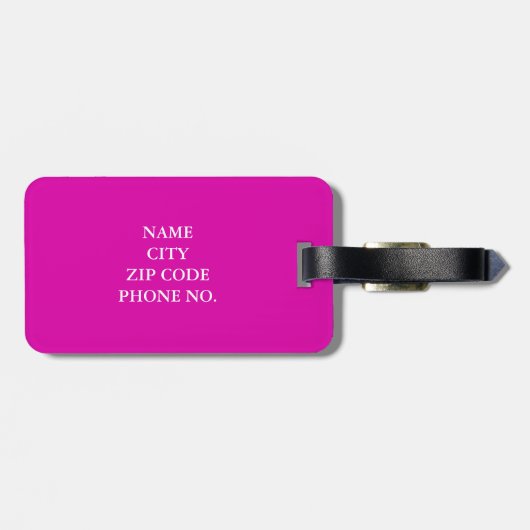 CHIC BAGAGELABEL_MODERN PASTEL GEOMETRISCH BAGAGELABEL (Achterkant horizontaal)