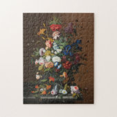 Chic Baroque Flowers still Life Art Oil Painting Legpuzzel (Verticaal)