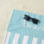 CHIC BEACH LOVER HANDDOEK_ "LEVEN DE DROOM!" STRANDLAKEN (In situ)