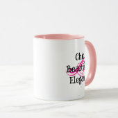 Chic, Beautiful, Elegant Mug Mok (Voorkant rechts)