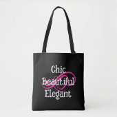Chic, Beautiful, Elegant Tote Bag (Voorkant)