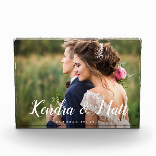 Chic-bedekking | Aangepast blokkeren van weddensch Fotoblokken (Voorkant)