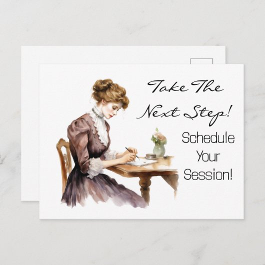 Chic Bedrijf Zakelijke Postkaart (Voorkant / Achterkant)