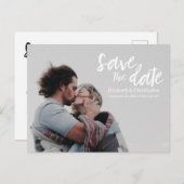 "Chic Beginnings"  De datum opslaan Postc Aankondigingskaart (Voorkant / Achterkant)