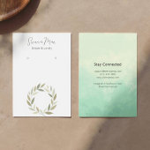 Chic Beige Foliage Dreamcatcher Print Kaart