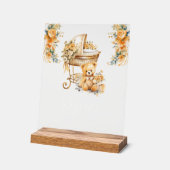 Chic Beige & Gouden Favorieten Acryl Bord (Hoek)