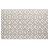 Chic Beige Grey Retro Cute Trellis Pattern Stof (Yard (91,4 cm))