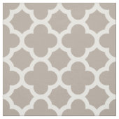 Chic Beige Grey Retro Cute Trellis Pattern Stof (Swatch)