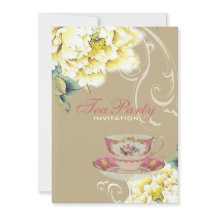 Chic beige pioen waterverf floral vrijgezellenfees