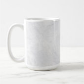 Chic beker van 450 ml met wit marmerpatroon koffiemok (Links)