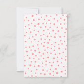 Chic Berry Sweet Aardbeien Baby shower Kaart (Achterkant)