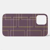 Chic Bes Berry & Goud Geometrische Glam Case-Mate iPhone Case (Achterkant (horizontaal))