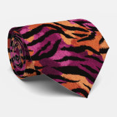 Chic Best Man Tiger Skin Stropdas (Opgerold)