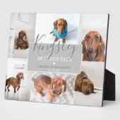Chic Beste Hond Ooit | Foto Collage Huisdier Verli Fotoplaat (Zijkant)