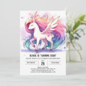 Chic bewerkbare paardenverjaardag kaart (Staand voorkant)