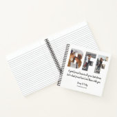 Chic BFF Beste Vriend Fotocollage Voor Altijd Quot Notitieboek (Binnen)