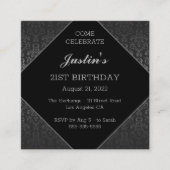 Chic  Birthday Enclosure Kaart (Voorkant)