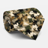 Chic Birthday Gifts For Dad Camo Print  Stropdas (Opgerold)