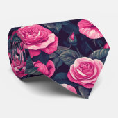 Chic Birthday Gifts For Men Rose Stropdas (Opgerold)