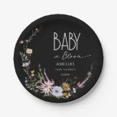 Chic Black Baby in Bloom Paper Bord (Voorkant)