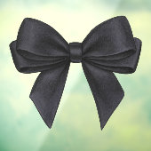 Chic Black Bow Window Decal (Vel 3)