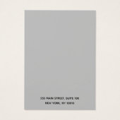 Chic Black Circle Motif Earring Display Kaart (Achterkant)