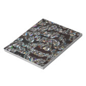 Chic Black Diamond Chrystal Abstract Patrooncadeau Notitieblok (Linkerzijde)