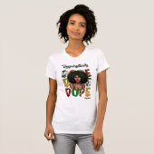 Chic Black Diva straalt vet vertrouwen uit T-shirt (Voorkant volledig)