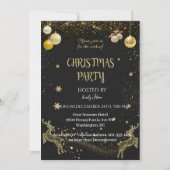 Chic Black en Gold Save The Date (Voorkant)
