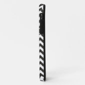 Chic Black en White Chevrons Pattern Case-Mate iPhone Case (Achterkant/links)