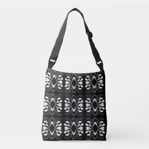 Chic Black en White Original Design Crossbody Bag Tas