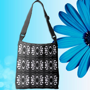 Chic Black en White Original Design Crossbody Bag Tas