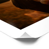 Chic Black en White ornamental 4 Foto's Perfect Poster (Hoek)