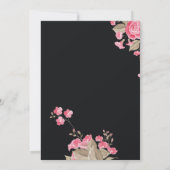 Chic Black & Gold Geometric lijst, behalve de datu Kaart (Achterkant)