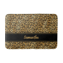 Chic Black Gold Leopard-printer op maat