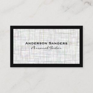 Chic Black Gold Modern Design Pattern Visitekaartje